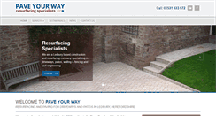 Desktop Screenshot of paveyourway.co.uk